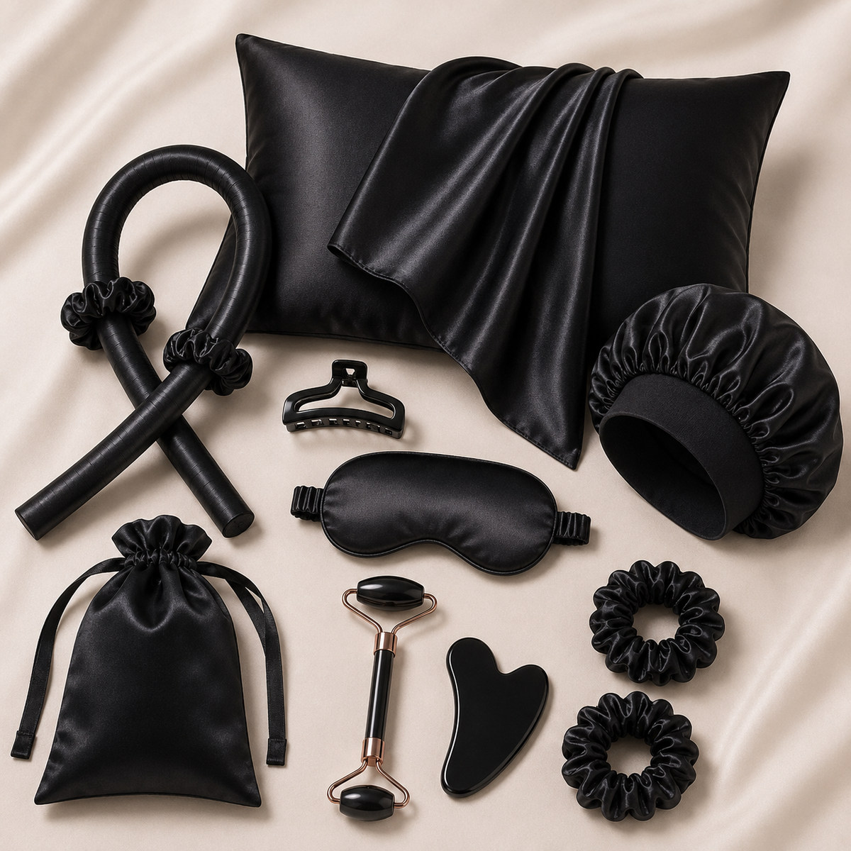 GlamoraStudio™ Heatless Curl Set