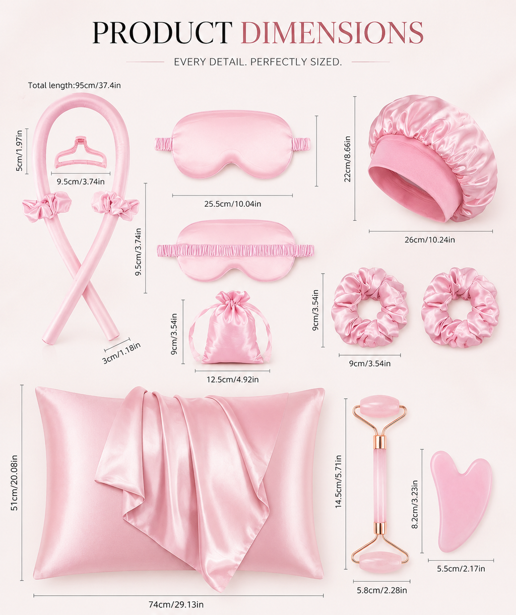 GlamoraStudio™ Heatless Curl Set